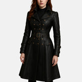 Shadowa Steampunk Jacket Women Trench Coat
